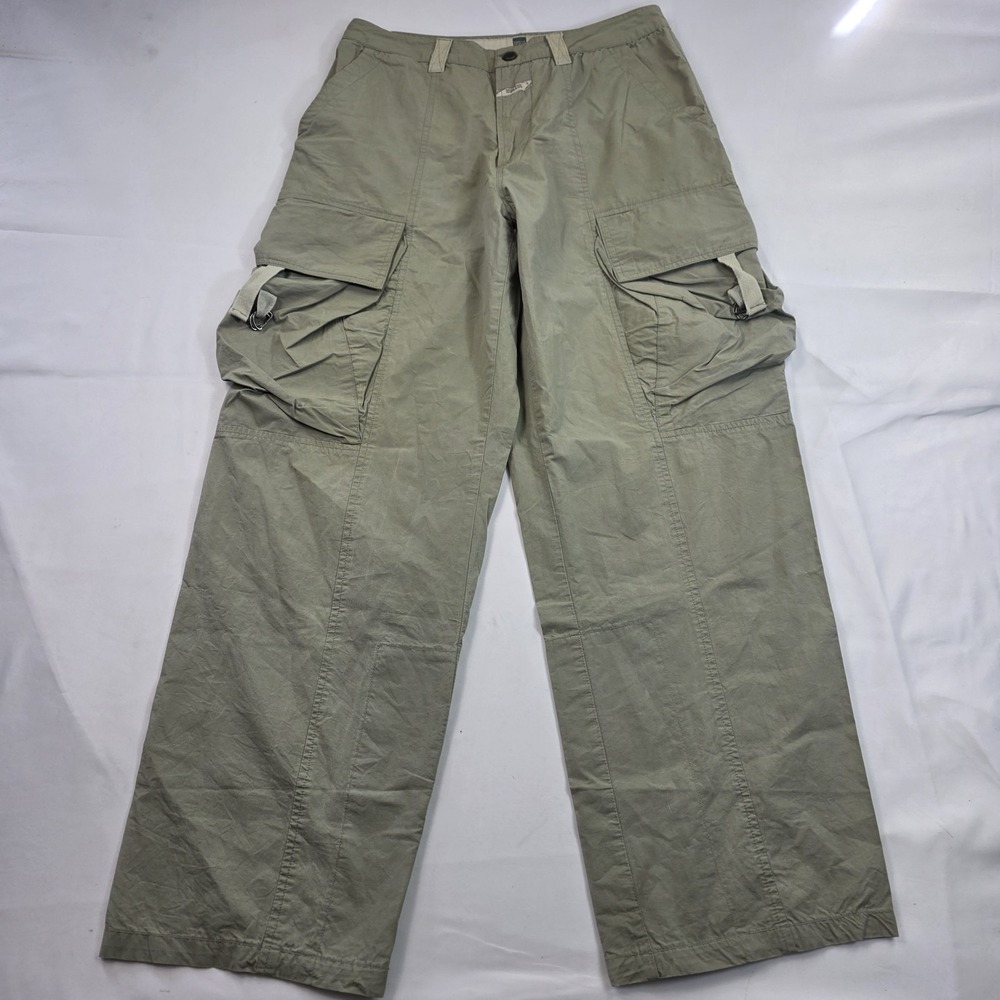 VTG Y2K Marithe Francois Girbaud Pants Mens 32x32 Green Cargo Wide Leg Canvas
